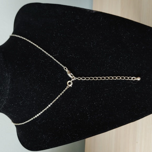 AVON Believe In Love Necklace Silvertone - Picture 3 of 3